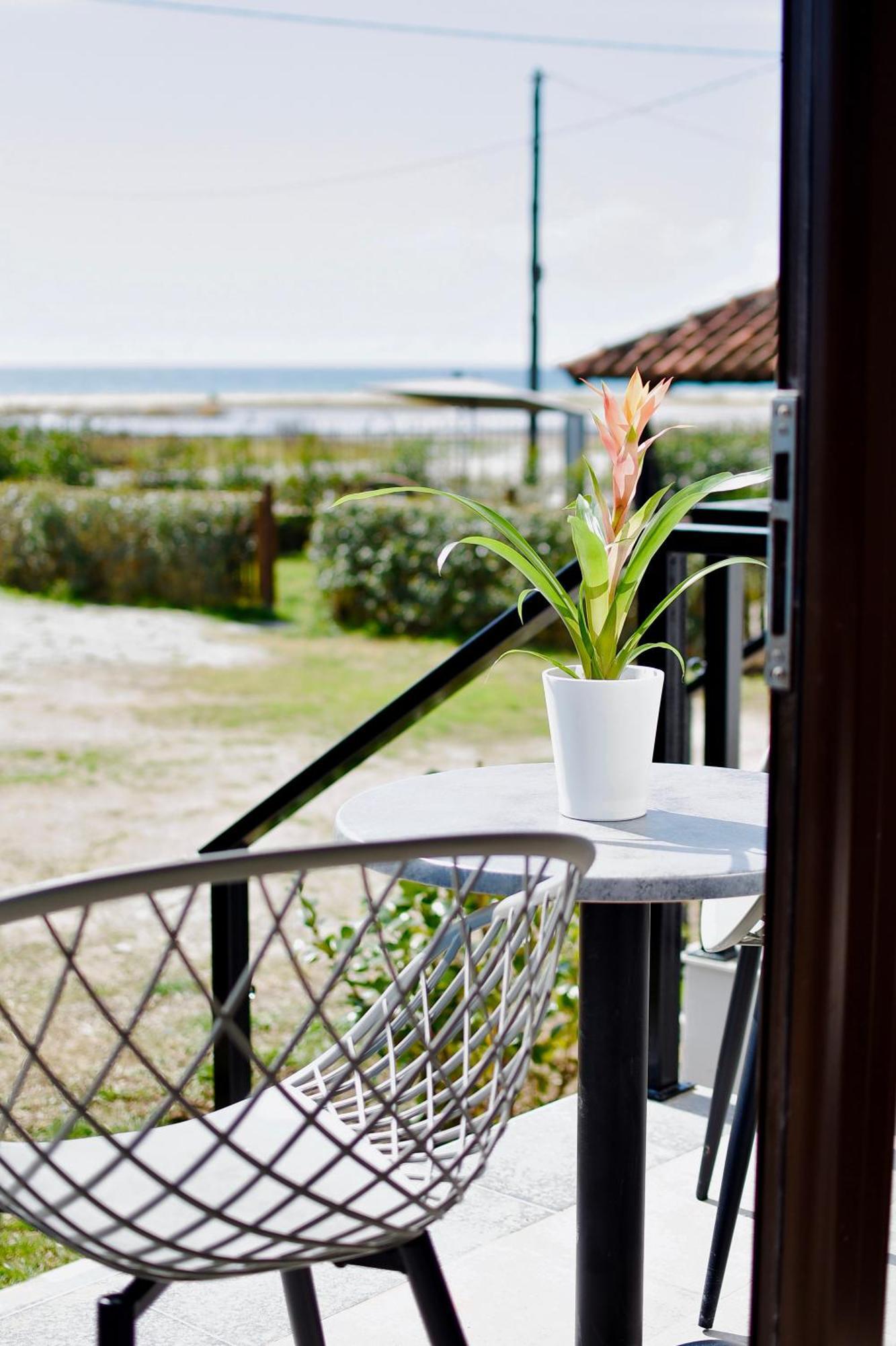 Room Nine 9 Beachfront Apartments Nea Kallikrateia Exterior foto